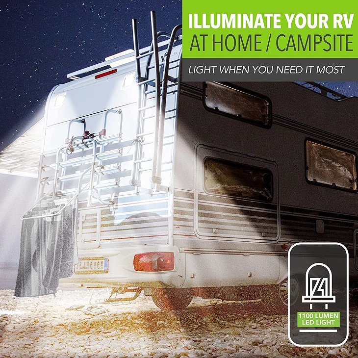 LED RV Exterior Flood Porch Utility Light