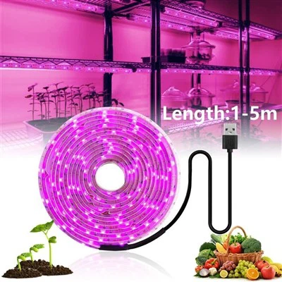 Bandă LED cu spectru complet 5050 pentru creșterea plantelor