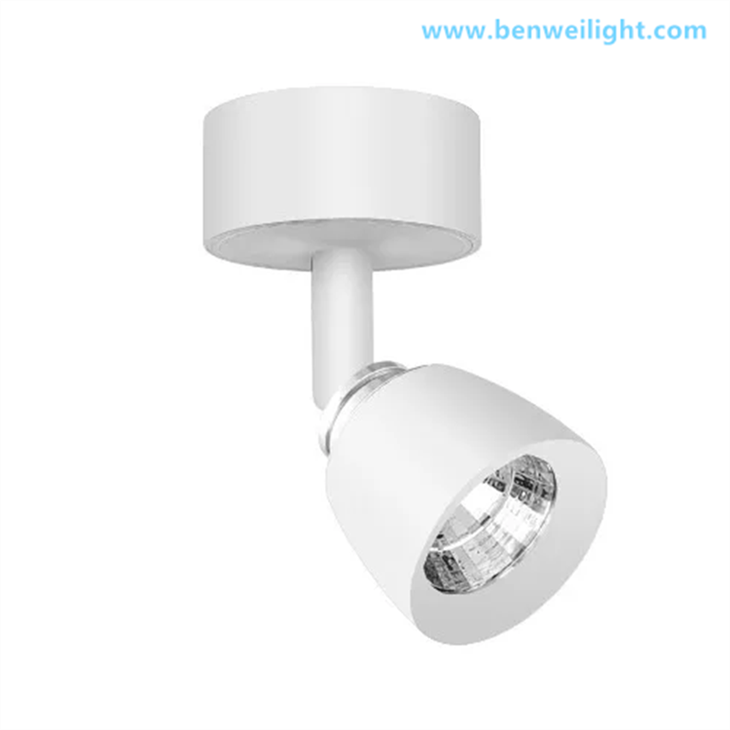 5-color recessed adjustable directional LED ceiling spotlight, dimmable indoor ceiling light. best
