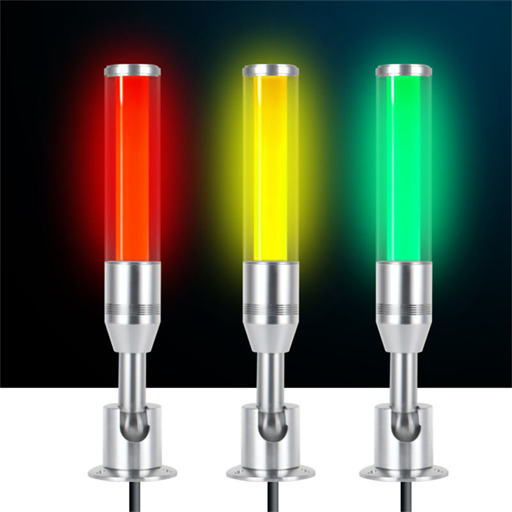 Lumini de avertizare cu LED, industrial roșu/portocaliu/verde tip turn de semnalizare a mașinii CNC cu sunet sonor.