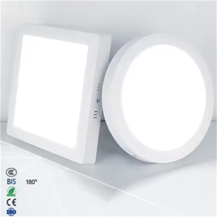 Plafoniera LED rotunda cu panou plat