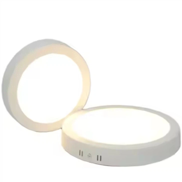 Plafoniera LED rotundă montată pe panou