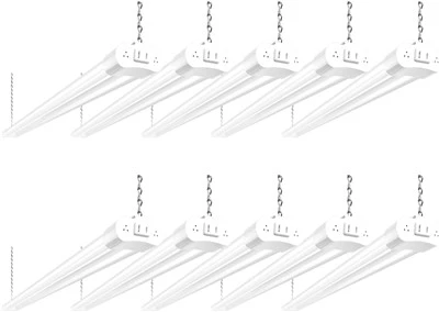 Lumină de magazin LED conectabilă de 4 ft, 60 W 5000 K, lumină de zi