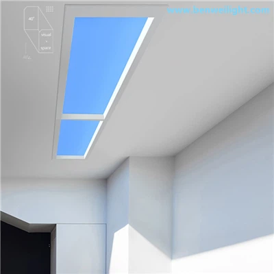 Panou LED încastrat Blue Sky cu control inteligent