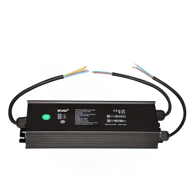 Panou de lumină de urgență cu LED OZN: IP65, 90 min de rezervă, kit baterie