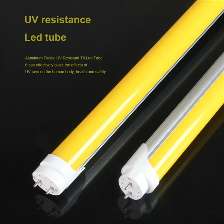 Yellow Cover T8 Led Tube 2000K 3000k suppliers